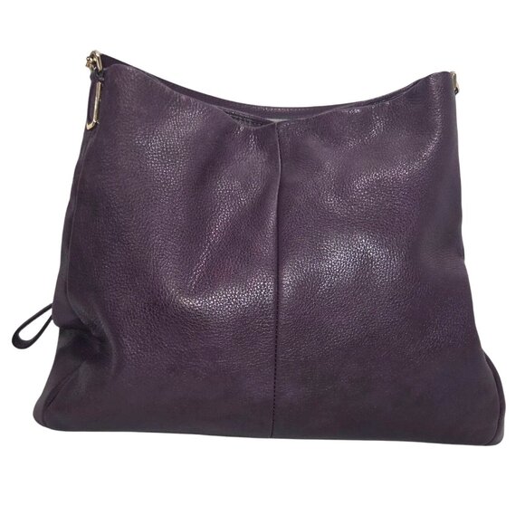 Coach Madison Phoebe 2013 Plum Purple Pebbled Leather Shoulder Bag 26421 - Picture 9 of 13